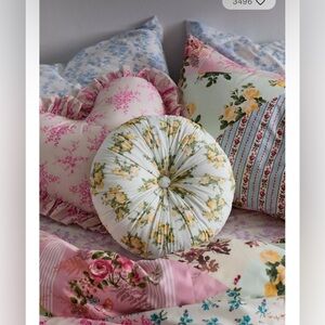 Lena Round Pintuck Throw Pillow